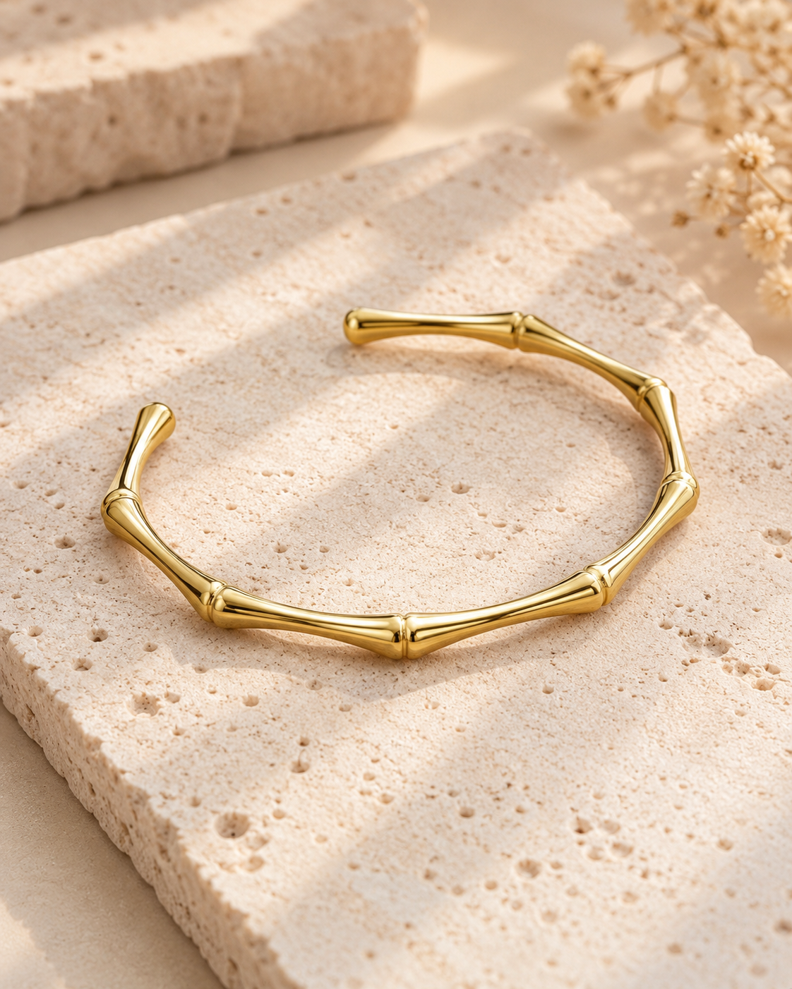 EXCLUSIVE  Gold Bamboo Cuff