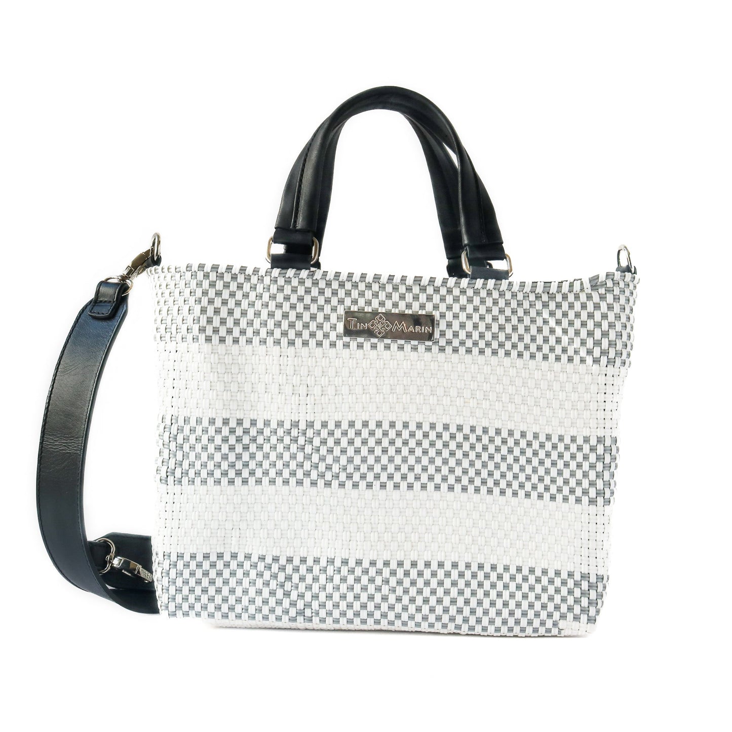 Lolo Medium Woven Crossbody Drawstring Bag