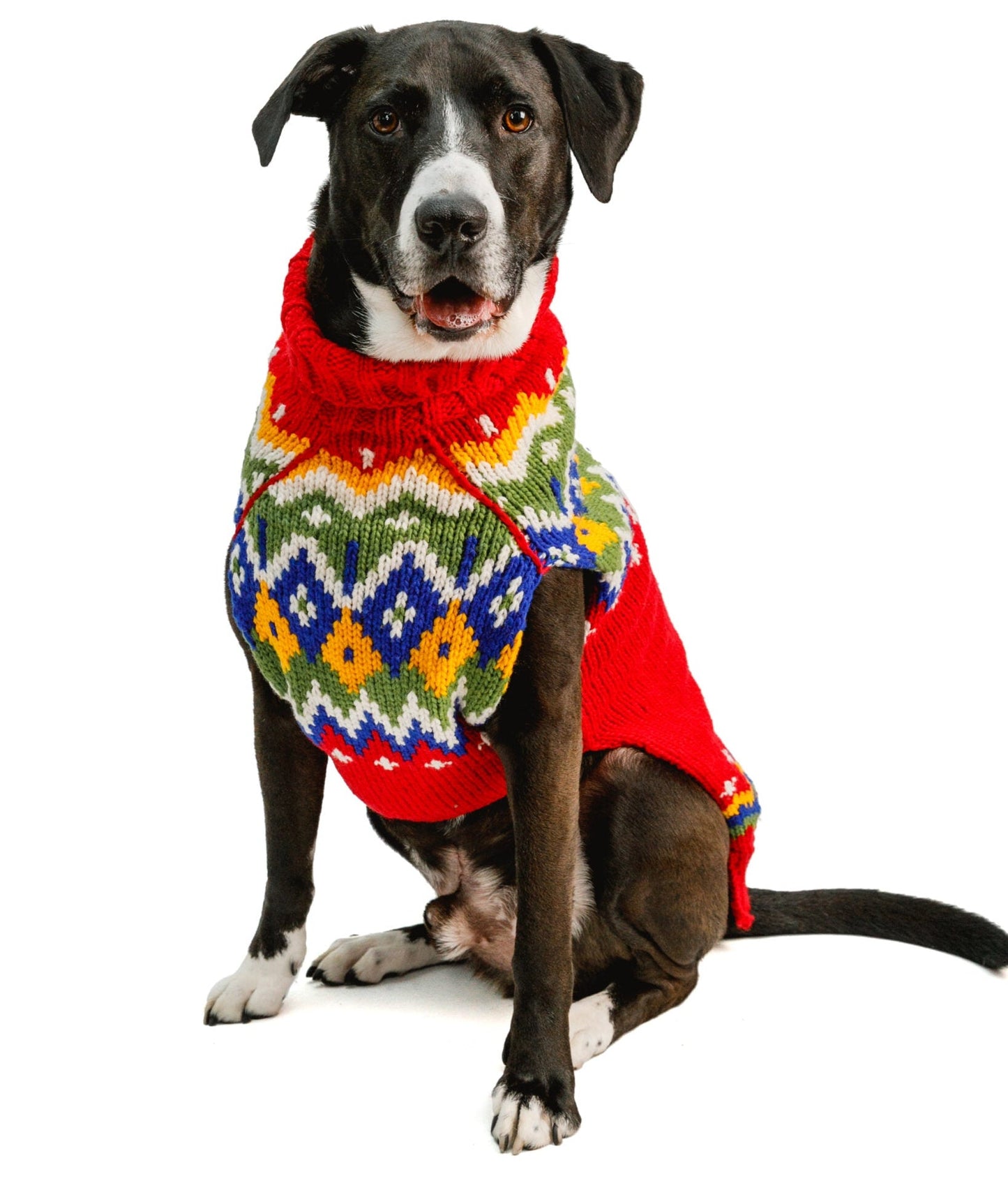 Holiday Fairisle Dog Sweater
