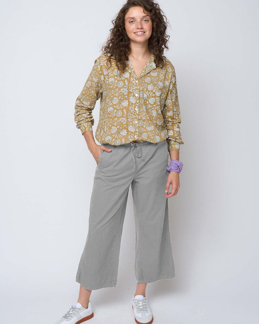 Shore Pant - Dove Grey Twill