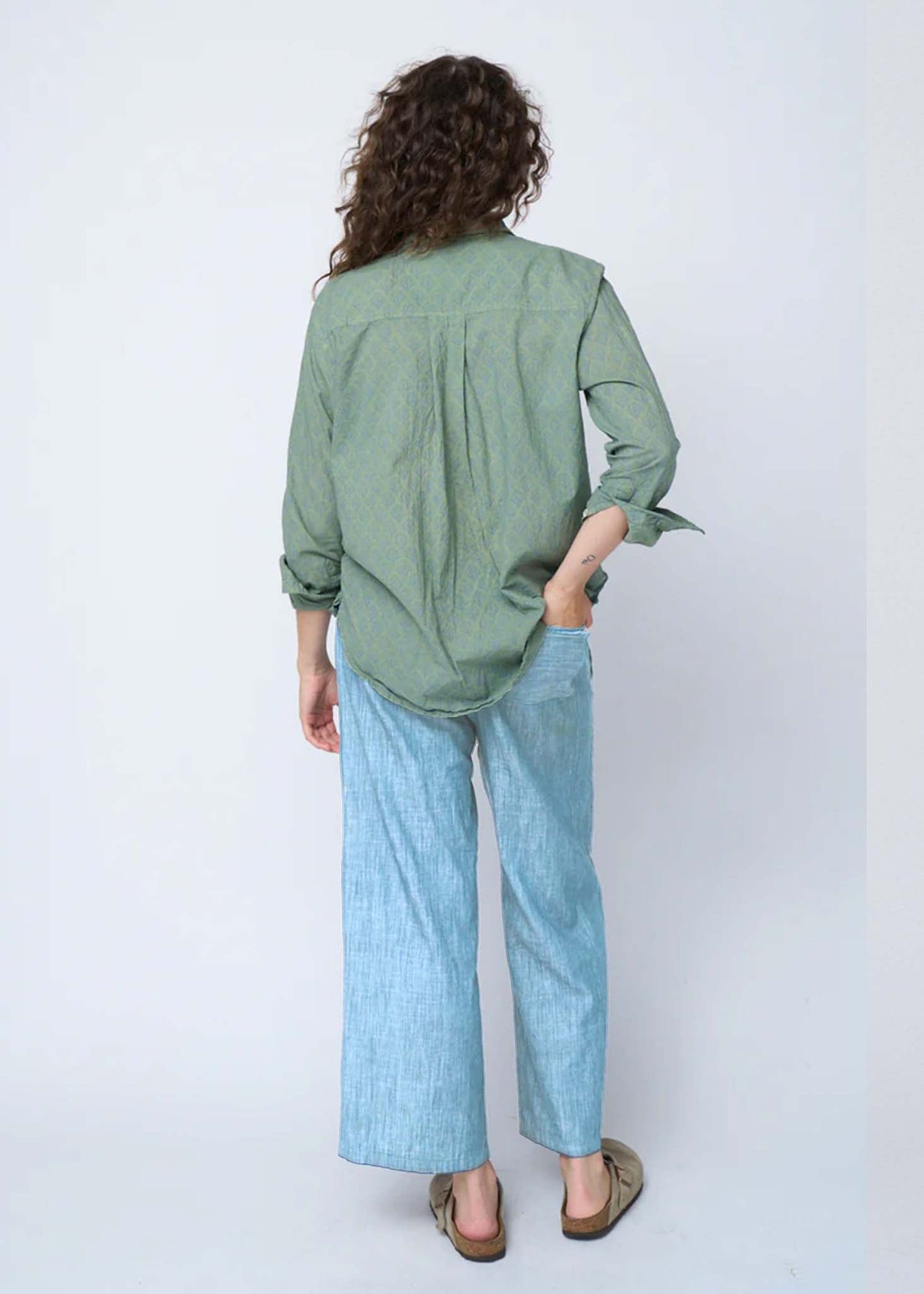 Shore Pant - Chambray Light Wash