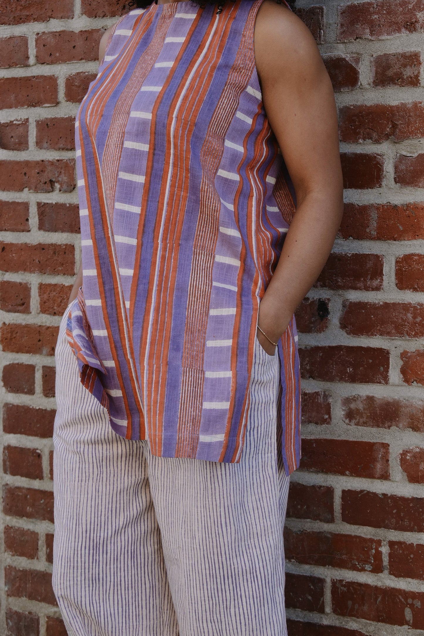 Sadie Sleeveless Top + Cropped Pant Set