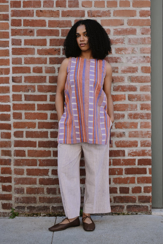 Sadie Sleeveless Top + Cropped Pant Set