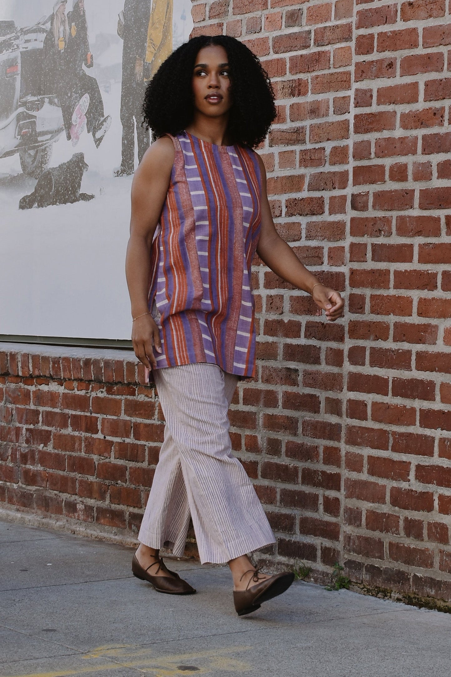 Sadie Sleeveless Top + Cropped Pant Set