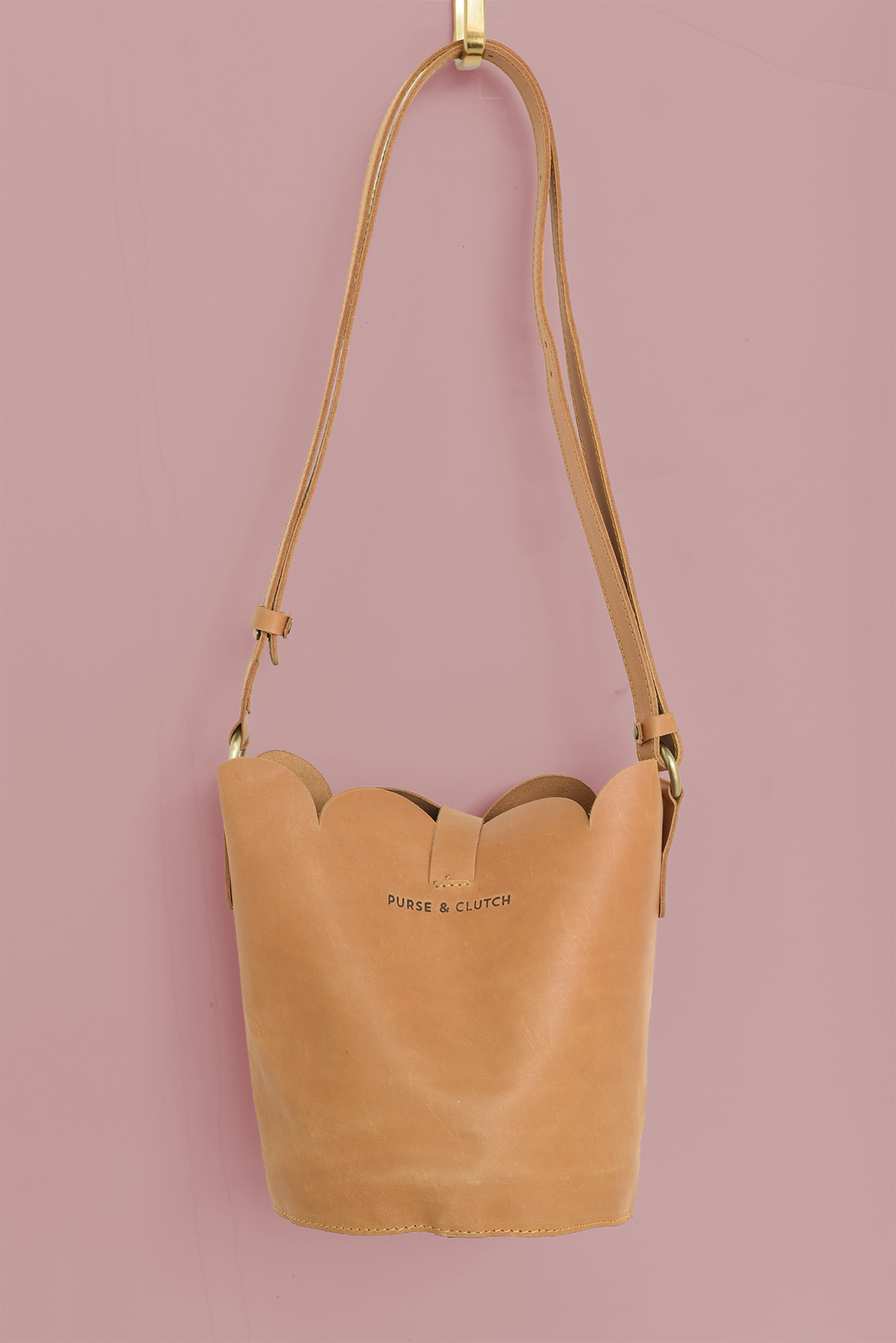 Scalloped Bucket Bag