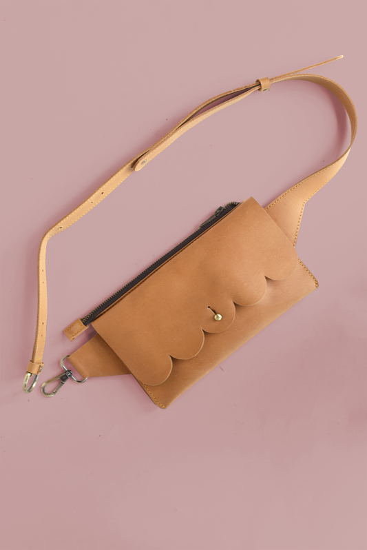 Scalloped Sling Bag