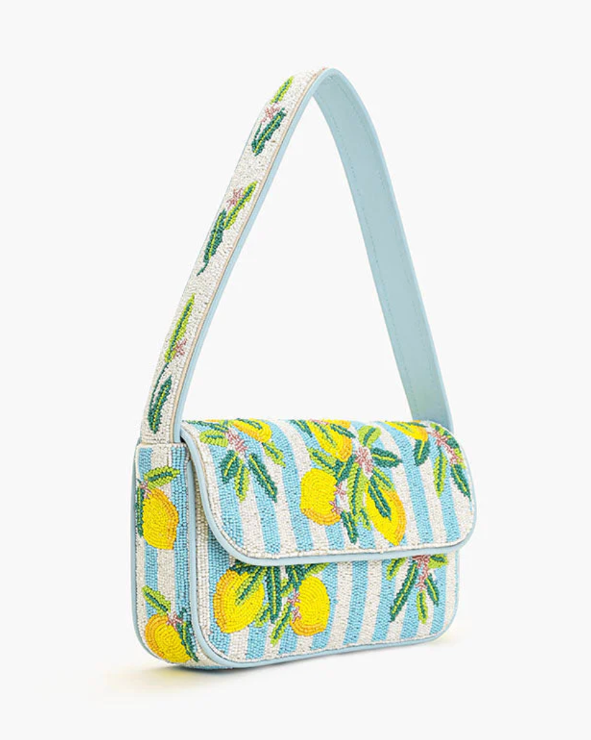 Limoncello Stripe Shoulder Bag