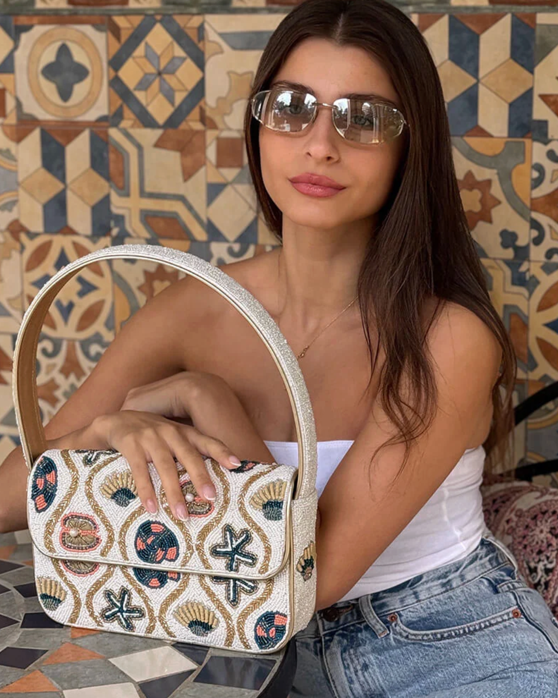 Sunlit Shore Shoulder Bag