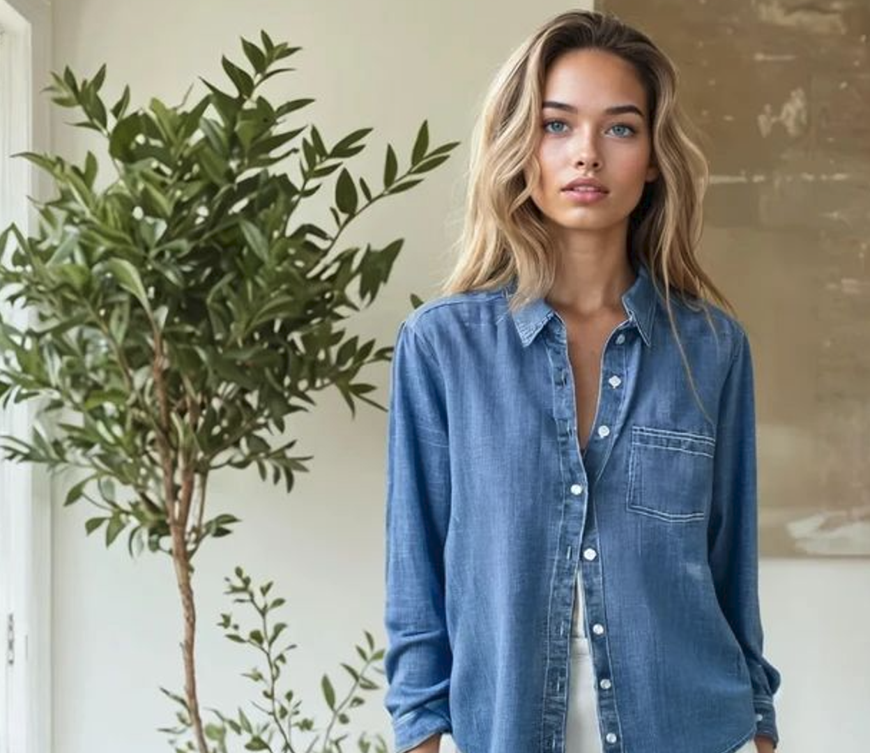 Good Boyfriend Shirt - Chambray
