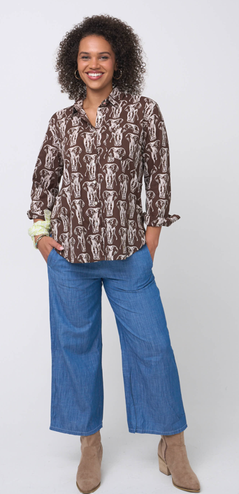 Good Boyfriend Shirt - Elephants Pinecone