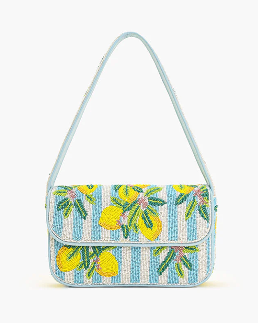 Limoncello Stripe Shoulder Bag