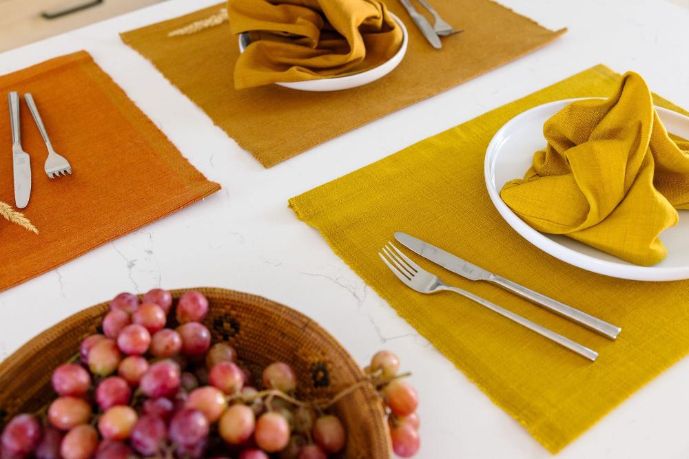Semien Handwoven Ethiopian Cotton Placemat | Set of 2