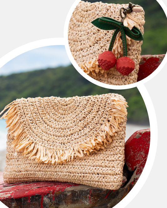 Soleia Clutch + FREE Cherry Handbag Charm