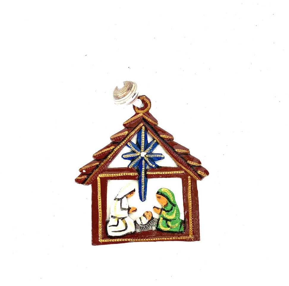 Star Tiny Nativity Ornament — Recycled Steel Drum Haiti | Fair Trade Christmas Gift