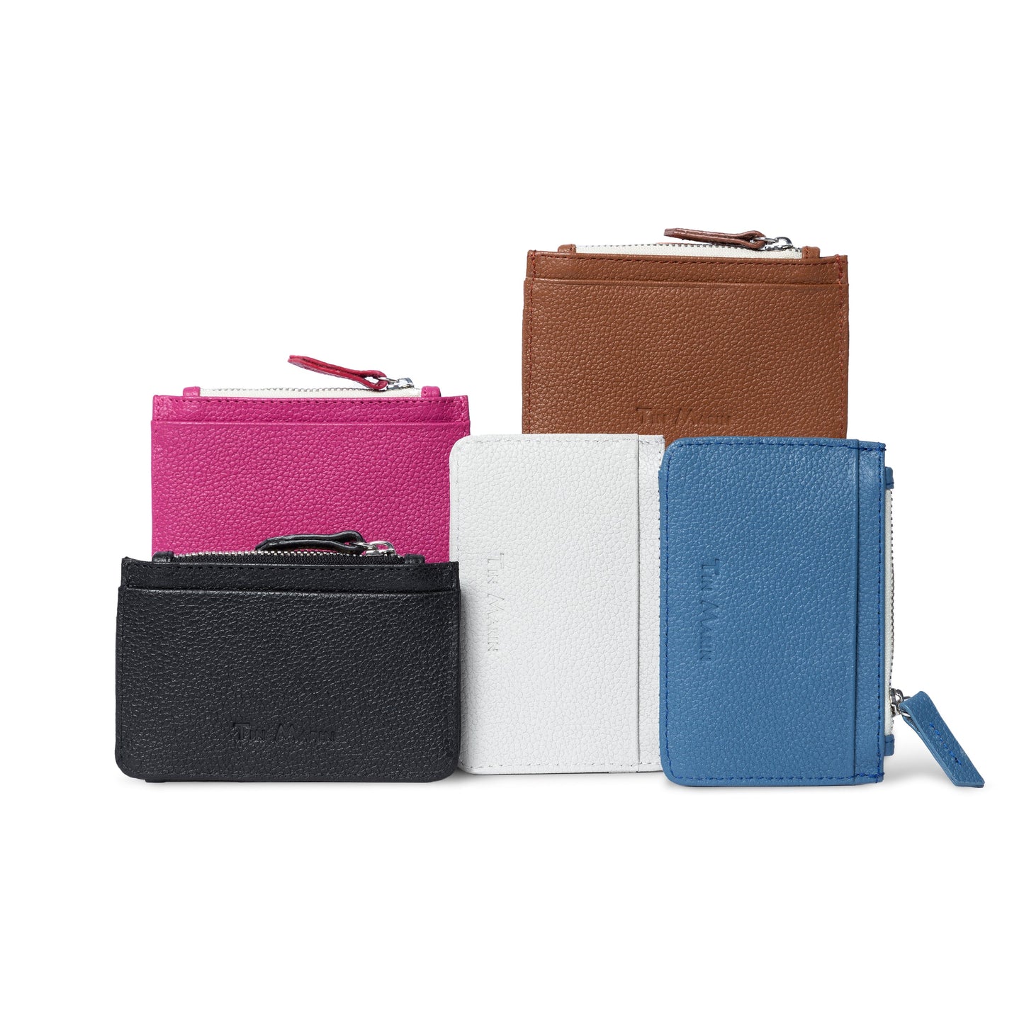 Georgie Leather Card Case - 5 Color Options