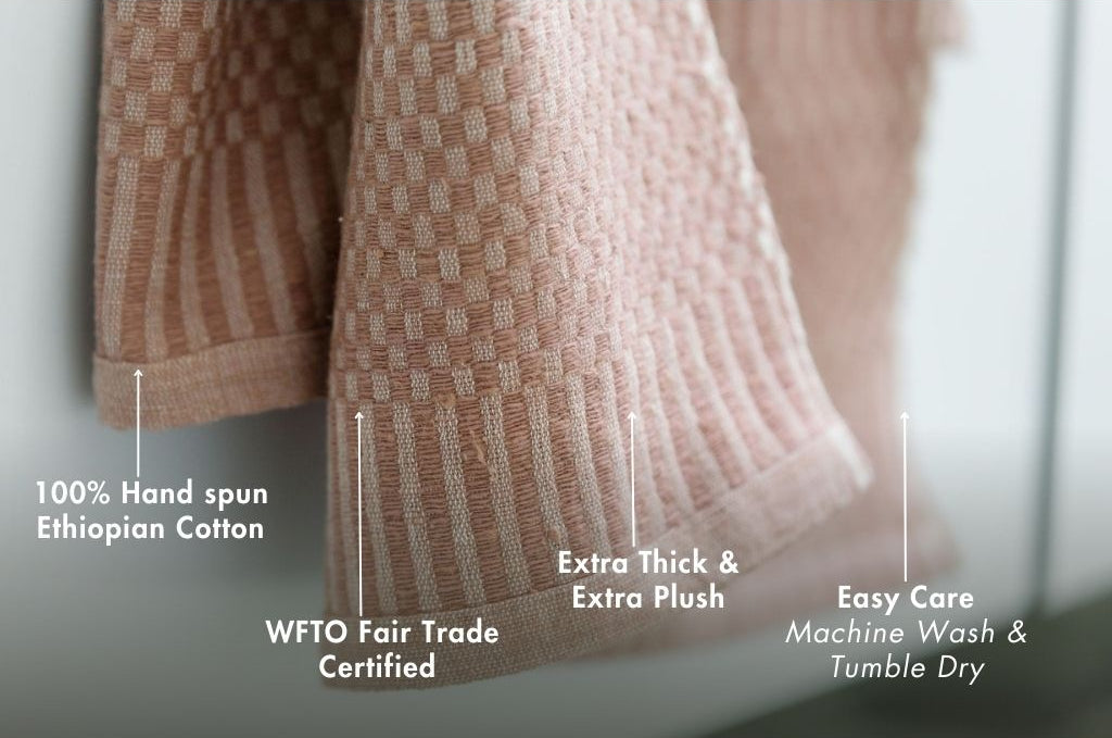 Tana Handwoven Ethiopian Cotton Hand Towel