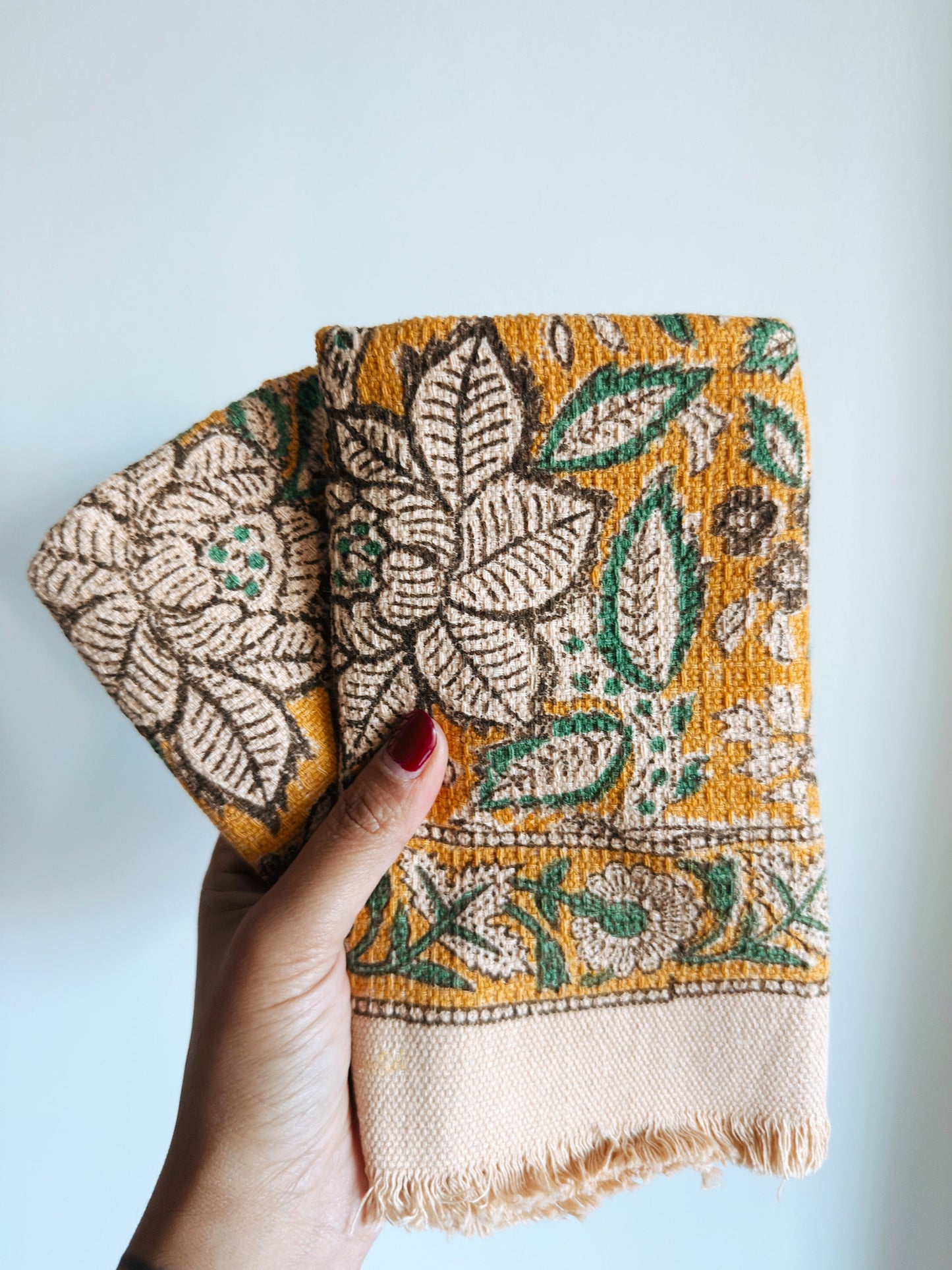 Freyja Khadi Cotton Hand Towels (set of 2)