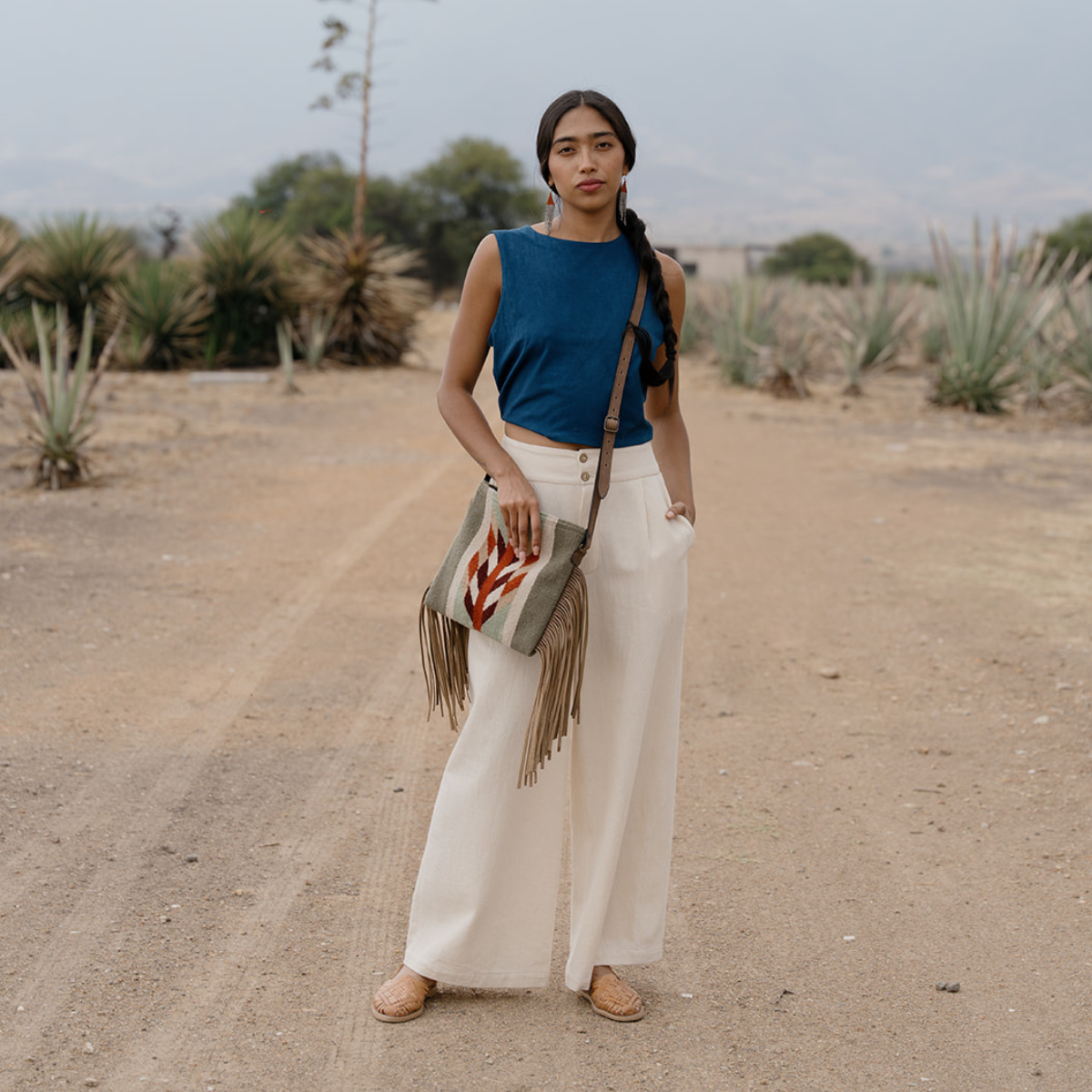 Tierra Verde Fringe Crossbody