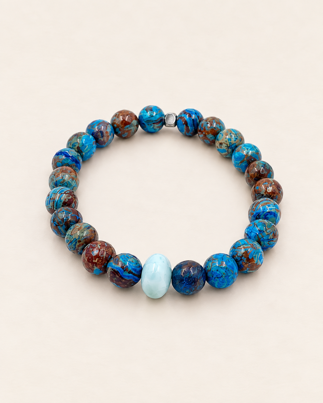 Ardin Agate Set - Silver