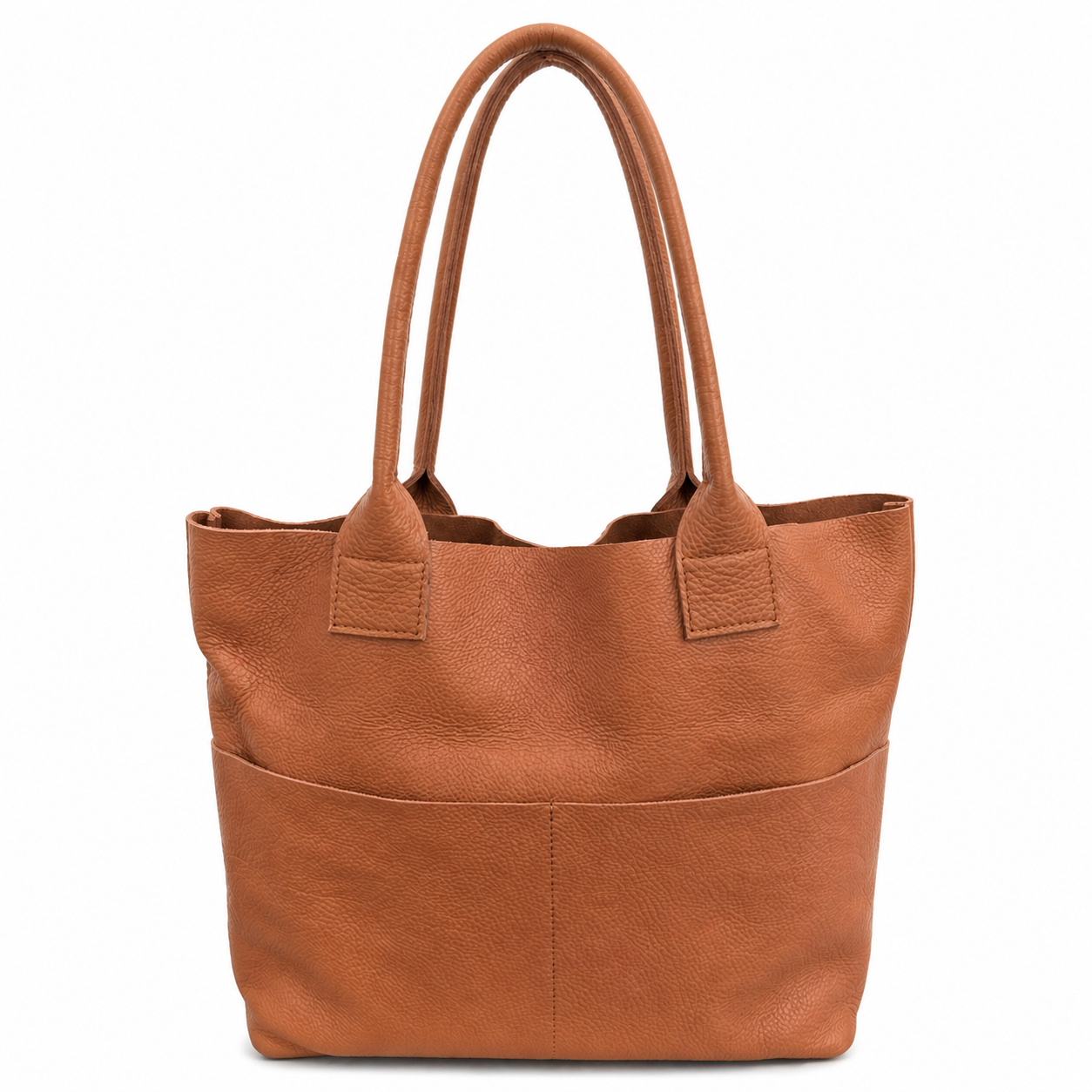 Classic Leather Tote Bag (Unstructured)