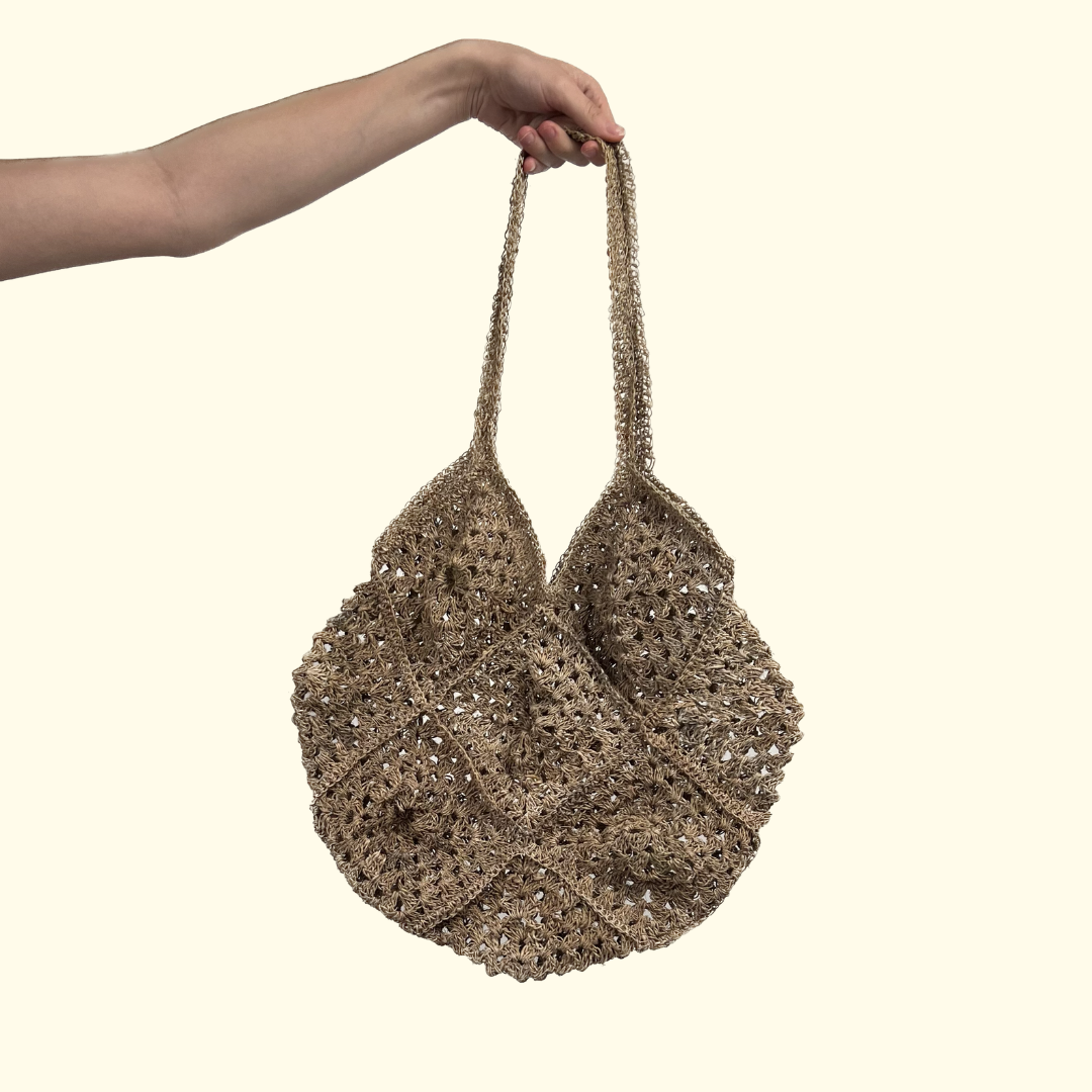 Hemp Crocheted Market Bag