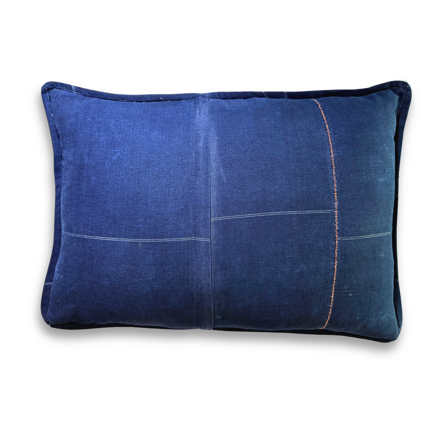 Embroidered Huipil & Handwoven Corte Throw Pillow Cover