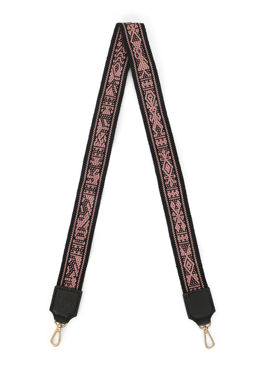 Aztec Strap Black+Pink - FINAL SALE