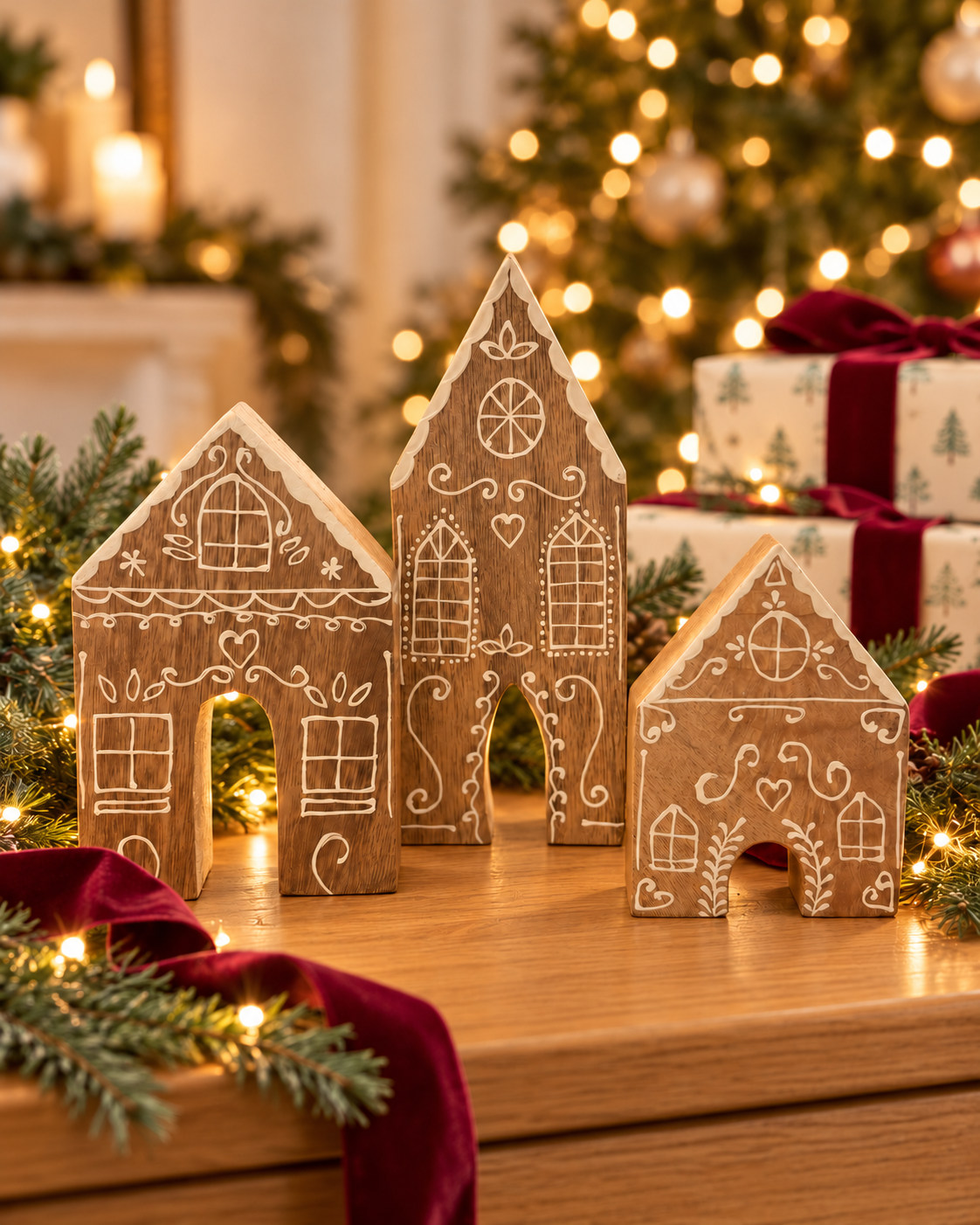 Exclusive - Gingerbread Village Set