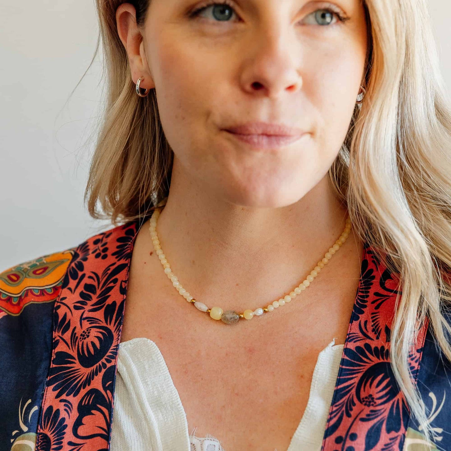 Yellow Cove Gemstone Necklace
