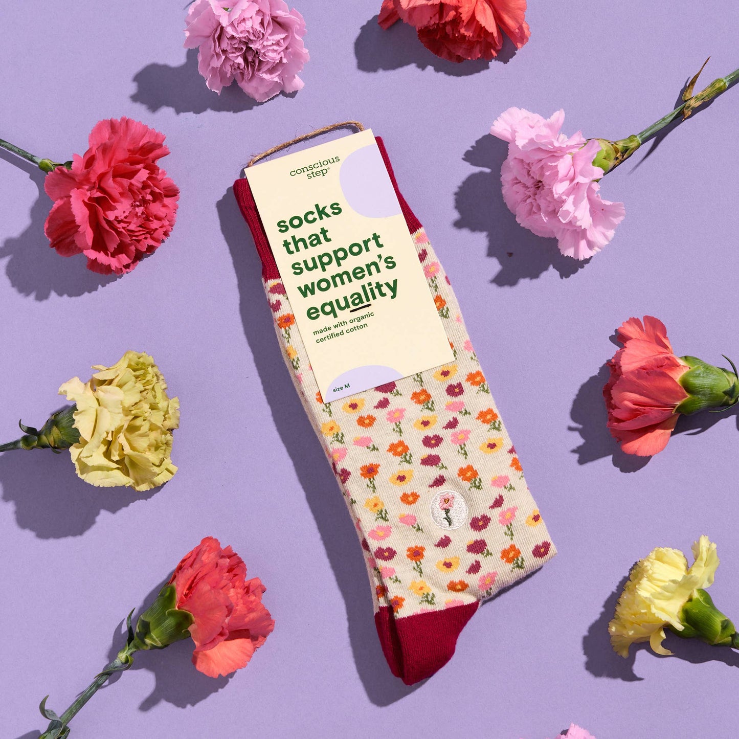 Socks that Support Women's Equality | Fields of Florals