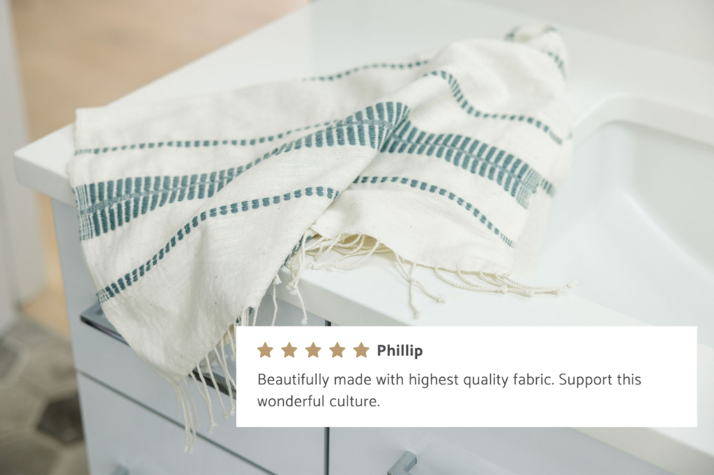 Abaya Handwoven Sustainable Ethiopian Cotton Hand Towel
