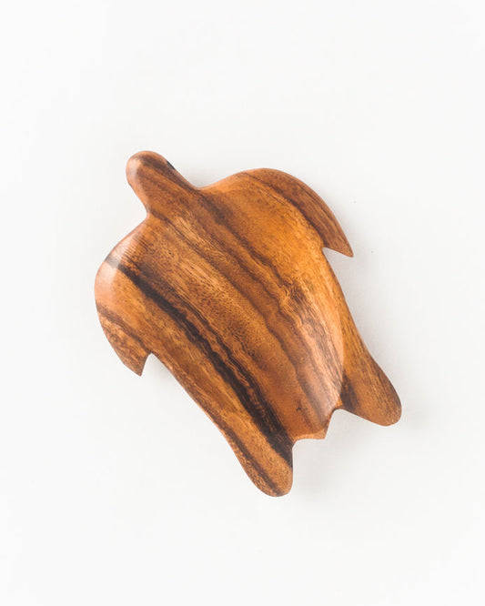 Acacia Wood Turtle Dish