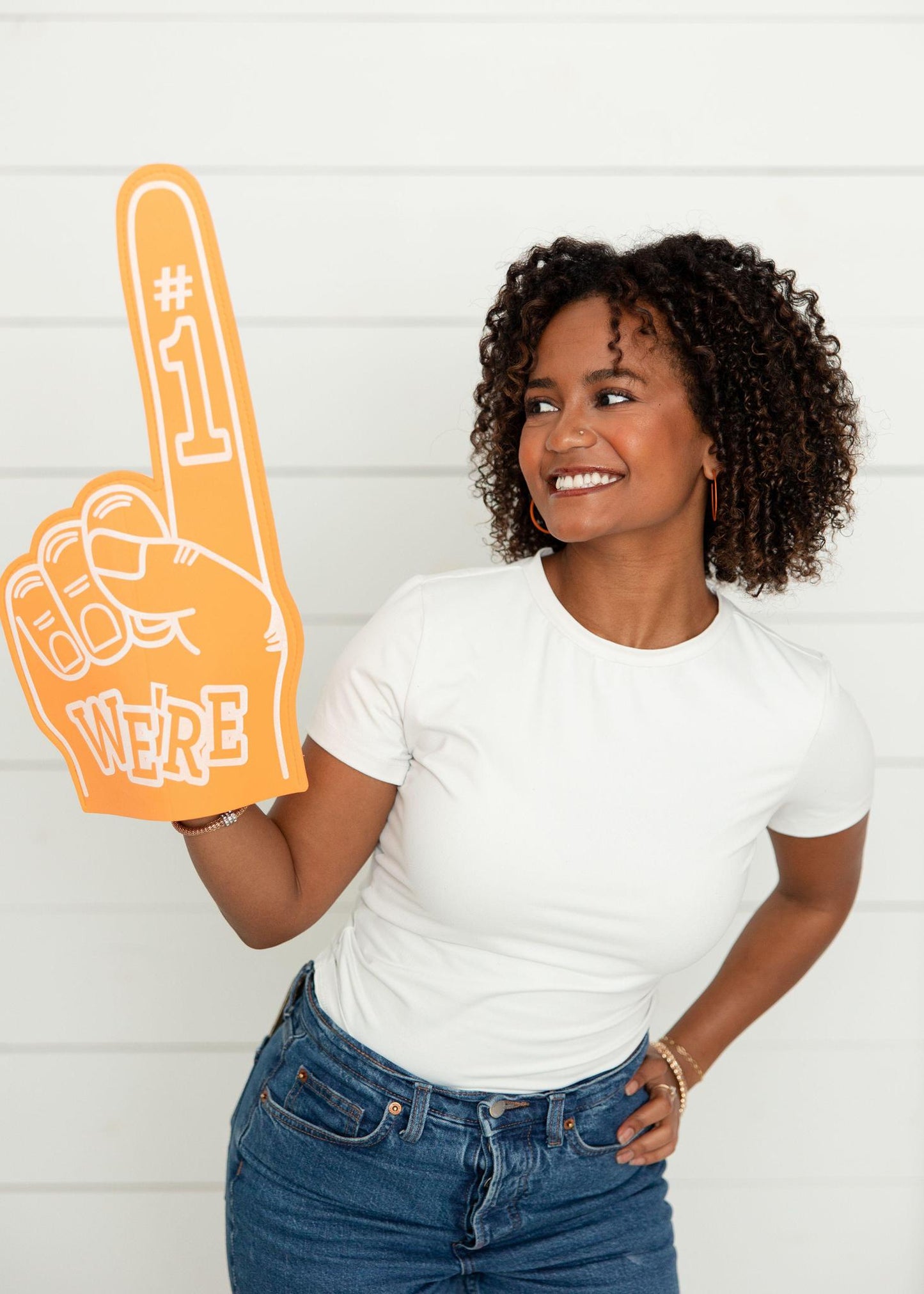Orange | Medium Game Day Hoops