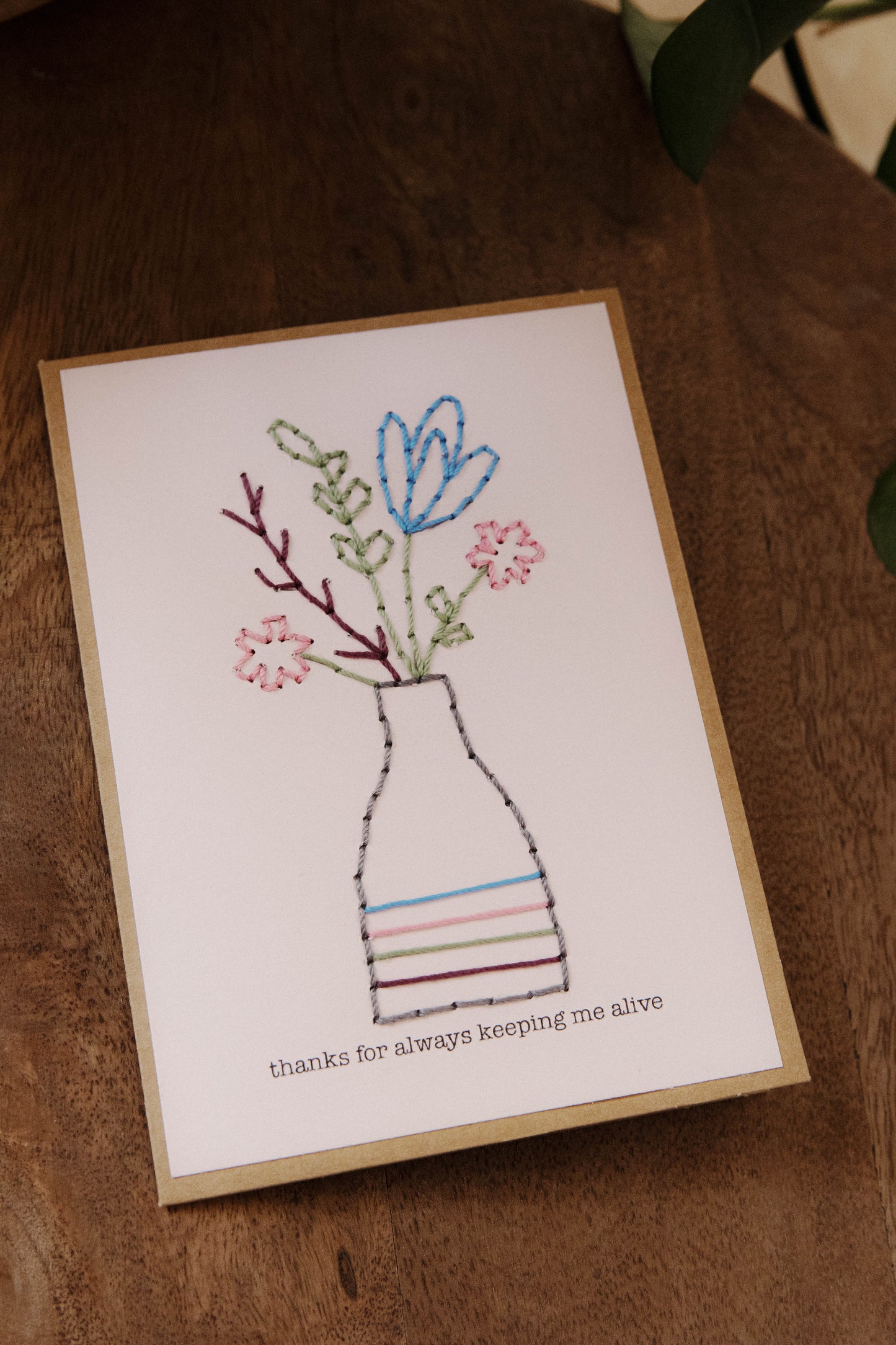 Thanks For Always Keeping Me Alive Greeting Card