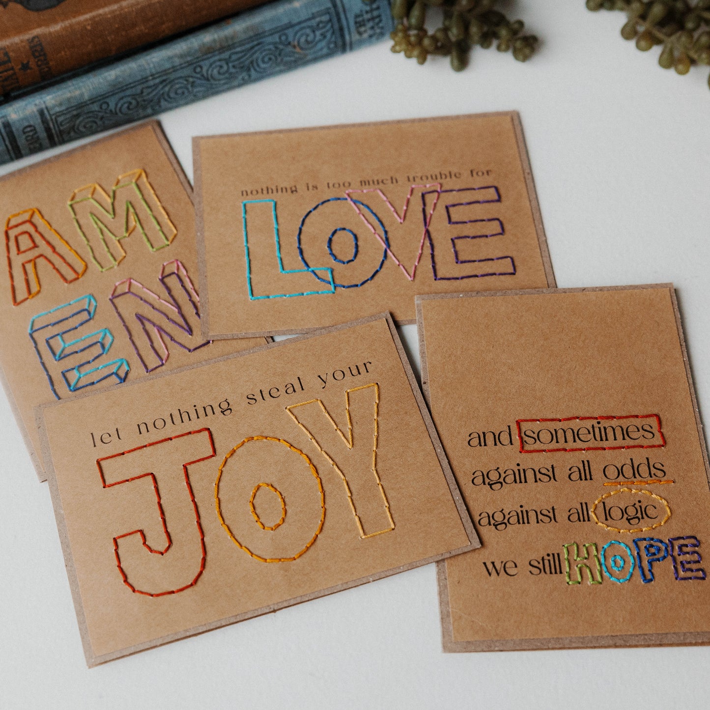 Against All Odds (AMEN) Greeting Cards