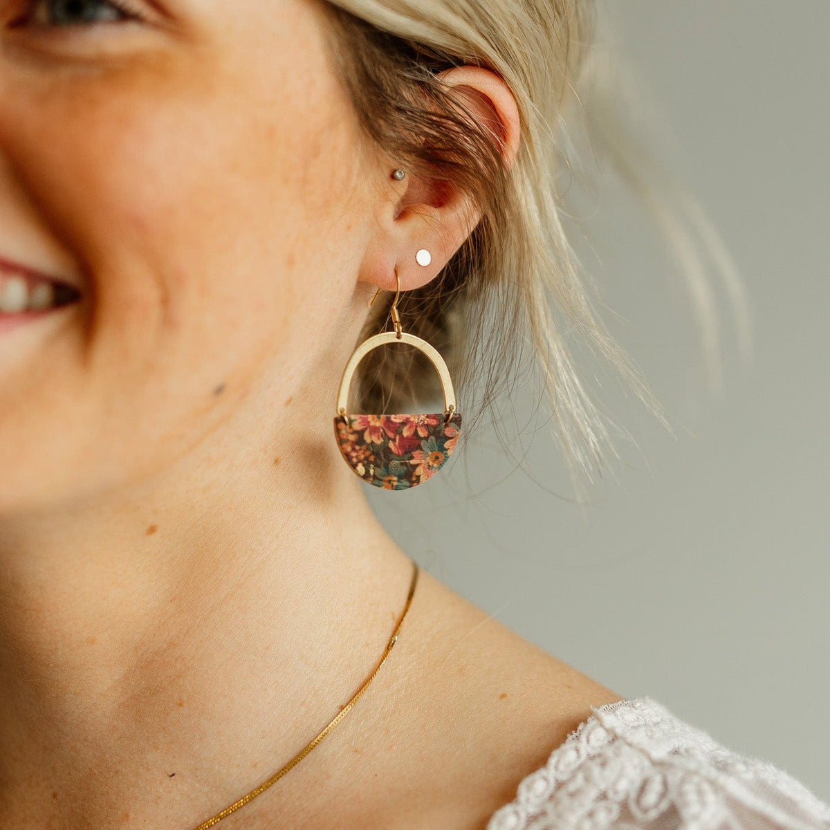 Autumn Flowers Jo Earrings