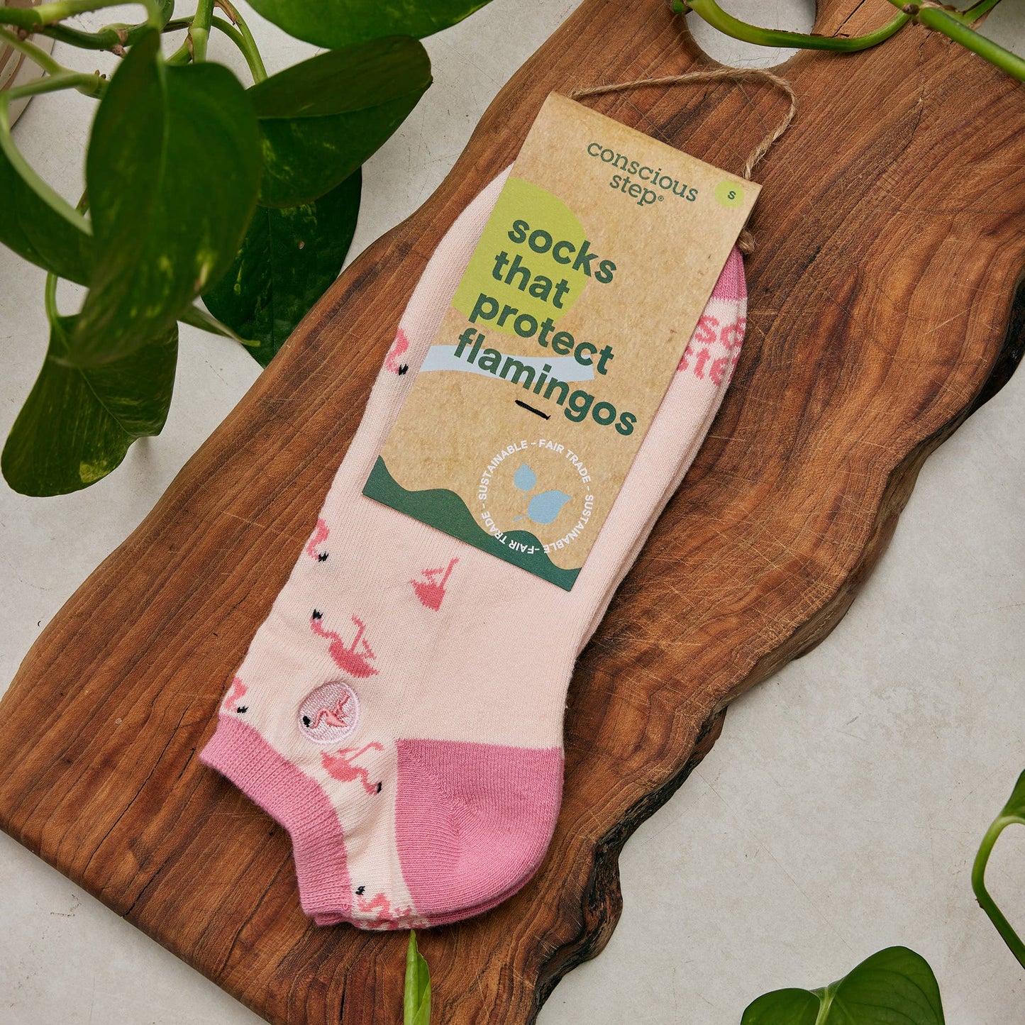 Ankle Socks that Protect Flamingos | Gifts for Animal Lovers