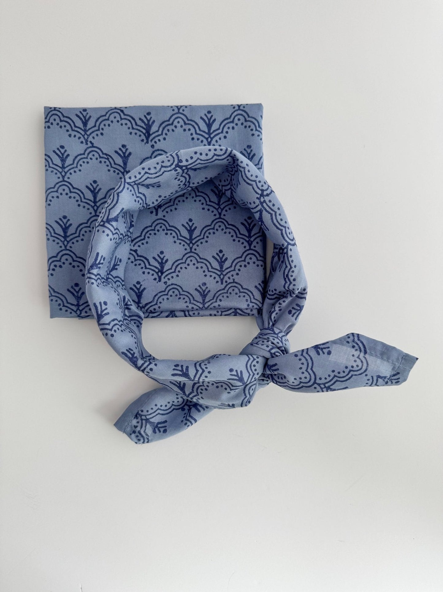 Bandana - Jaipur, Light Blue & Navy
