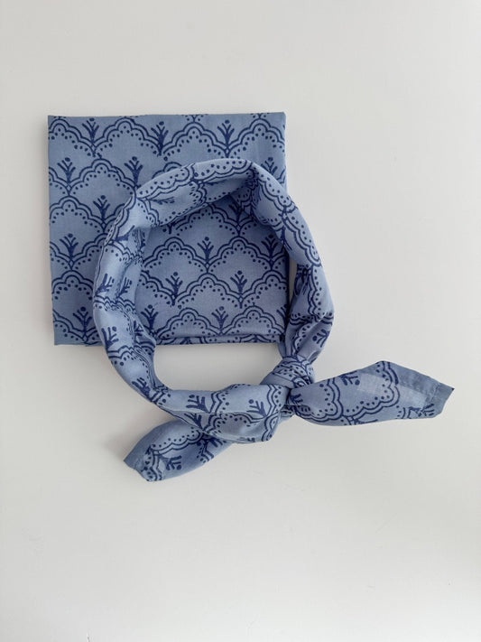 Bandana - Jaipur, Light Blue & Navy