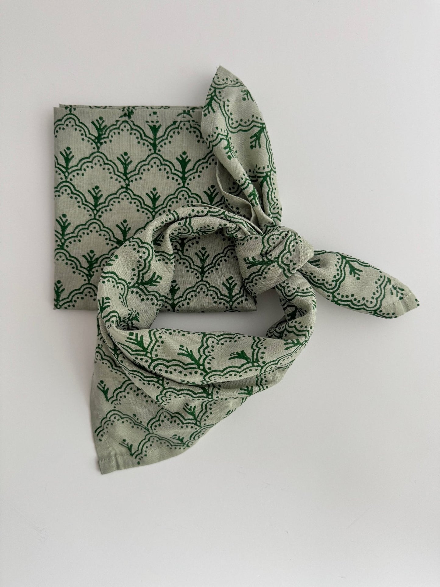 Bandana - Jaipur, Sage & Midnight