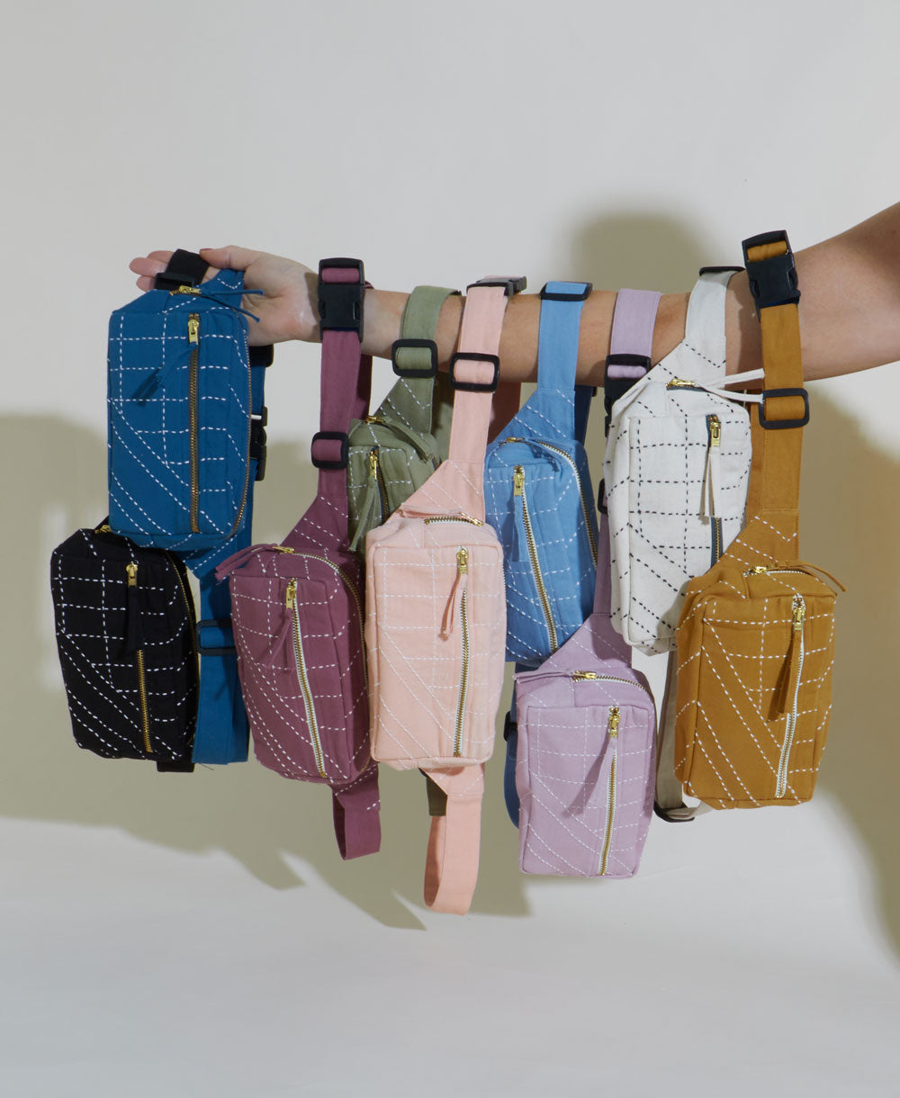 Embroidered Belt Bag