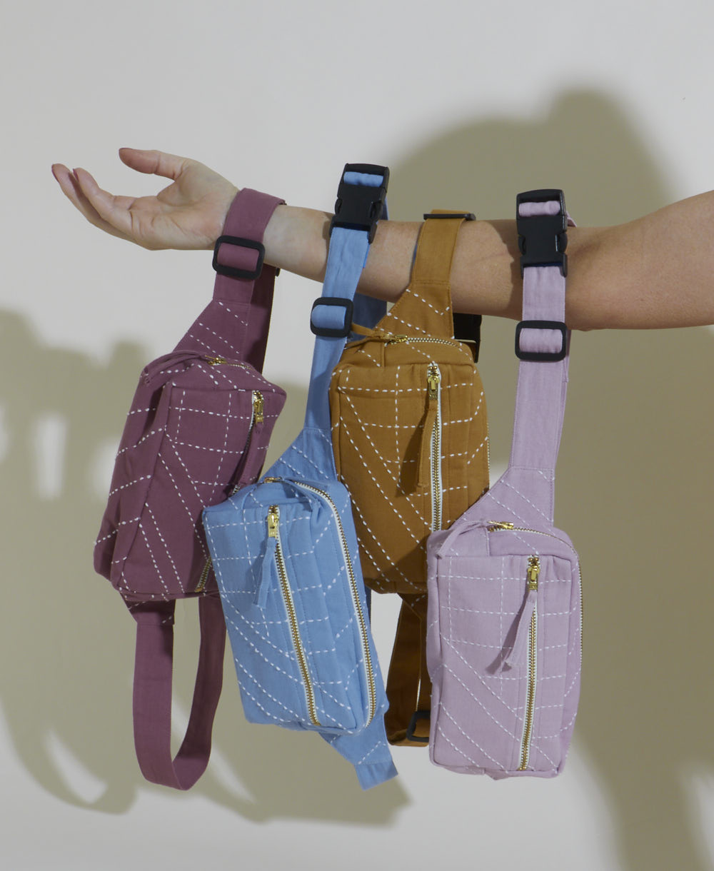 Embroidered Belt Bag