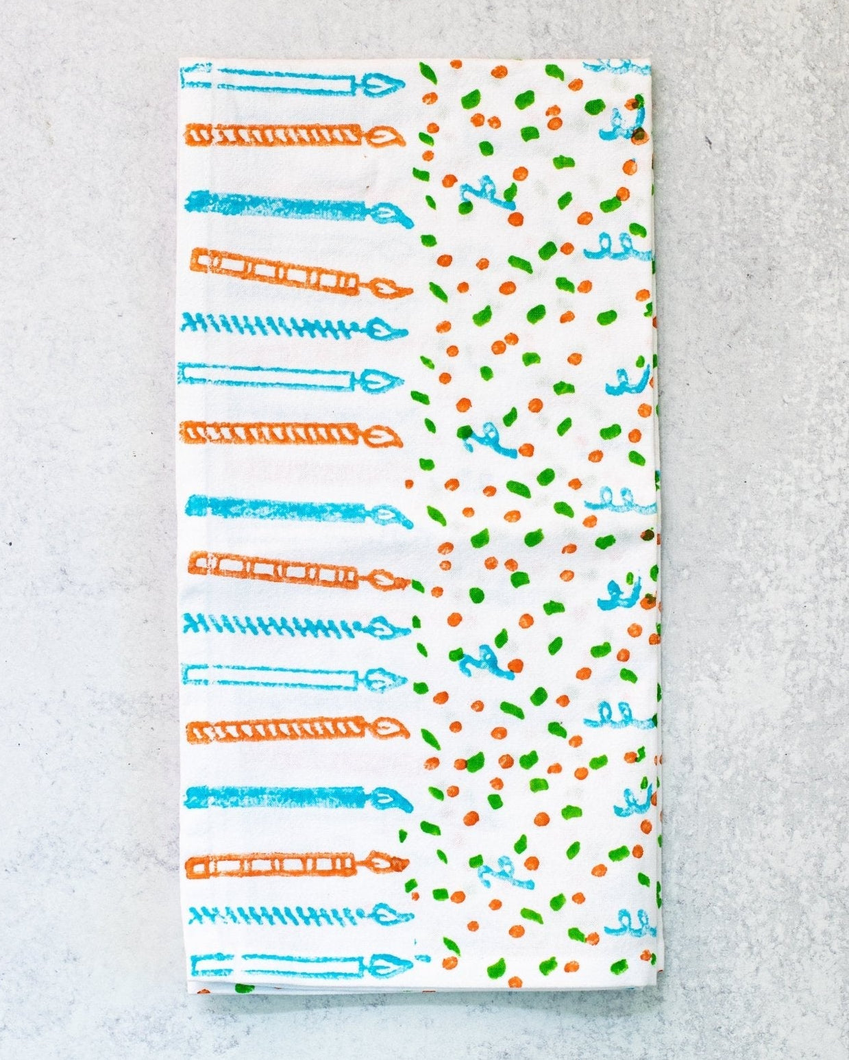 Birthday Tea Towel - Confetti