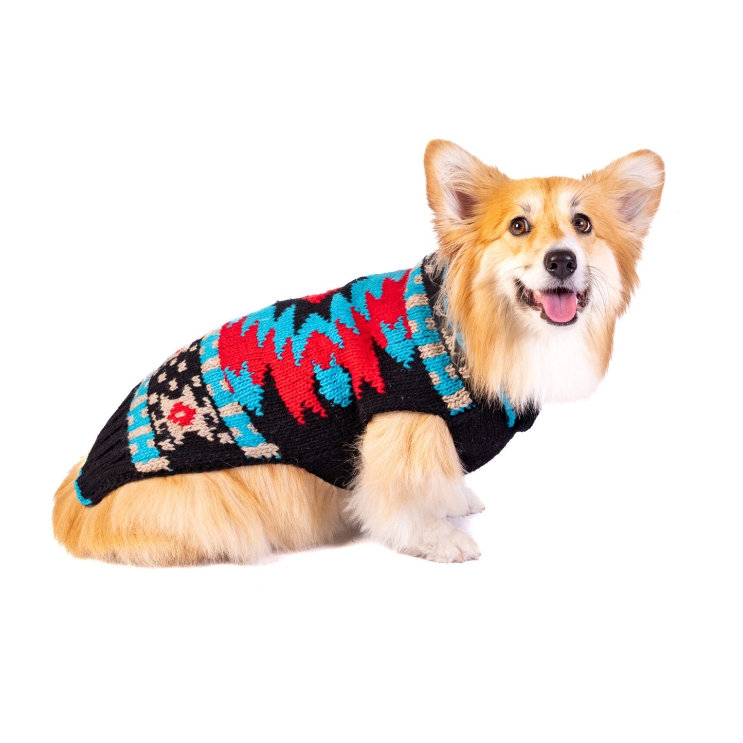 Black Southwest Dog Sweater