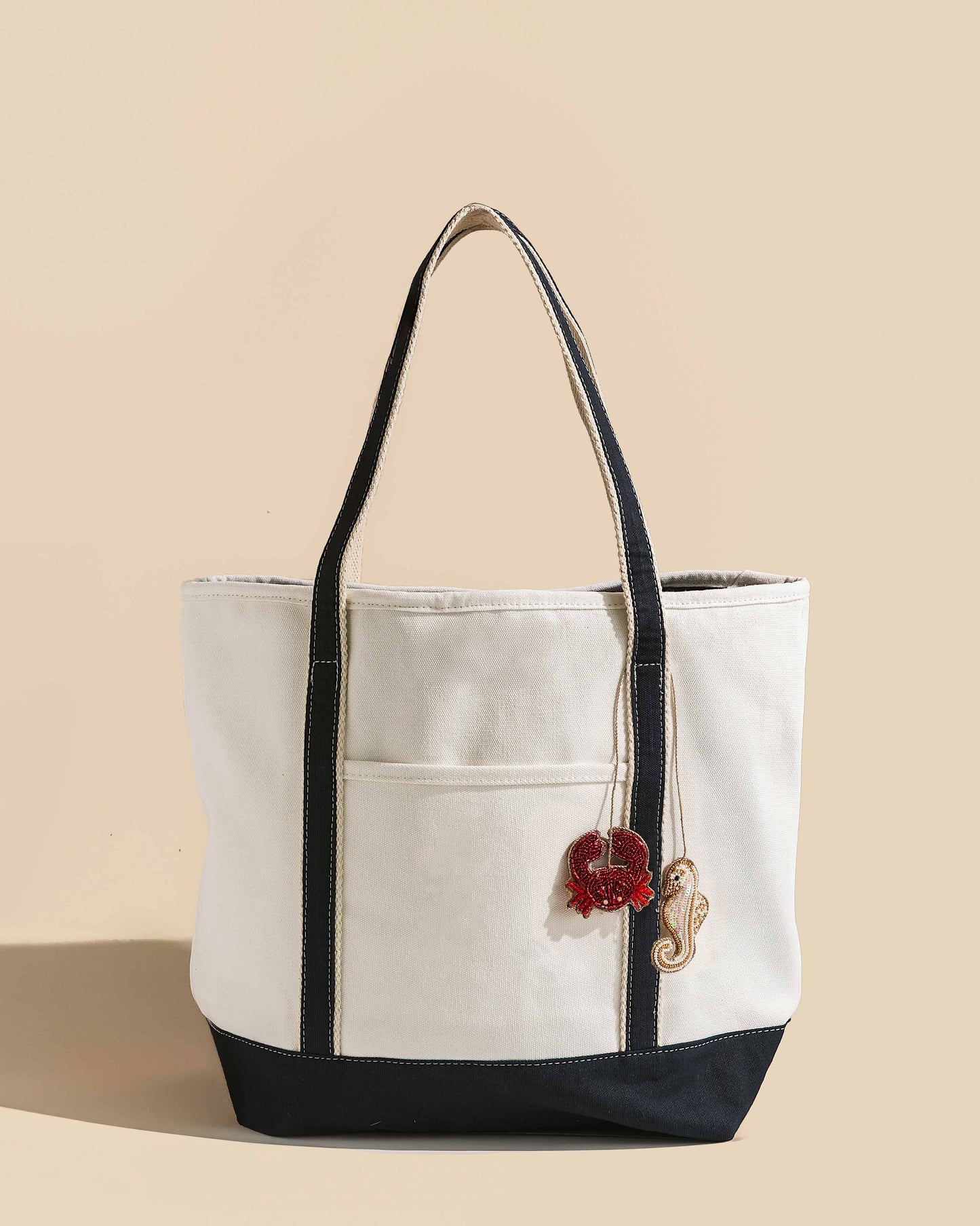 Bourne Beach Tote with Seaside Bag Charm