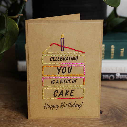 Celebrating You (Birthday Cake) Greeting Cards