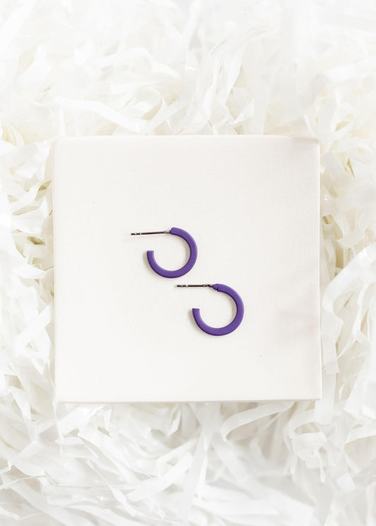 Purple | Small Game Day Hoops