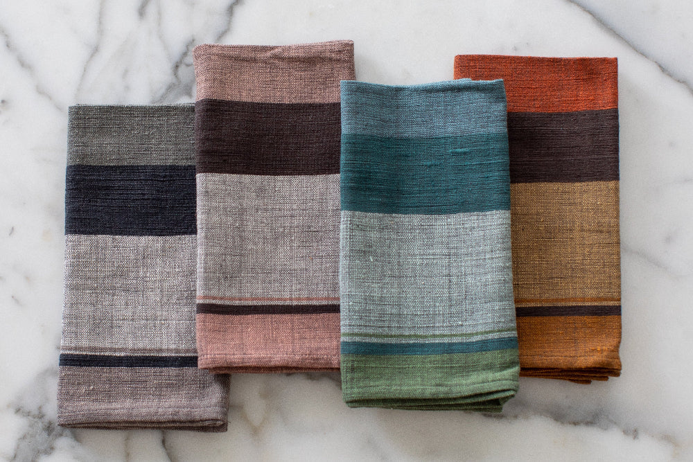 Dalol Handwoven Ethiopian Cotton Napkins | Set of 2