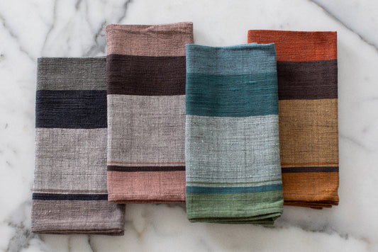 Dalol Handwoven Ethiopian Cotton Napkins | Set of 2