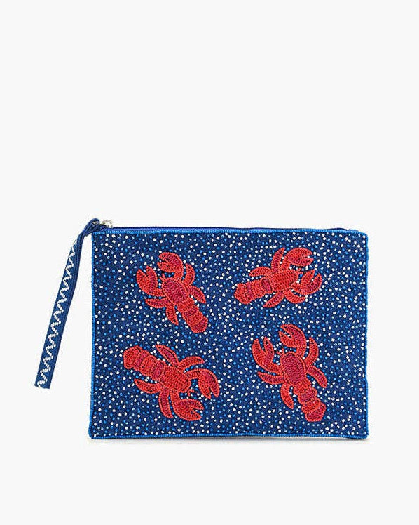 Coastal Claw Beaded Wristlet